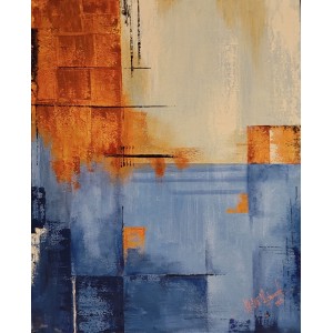 Aisha Mahmood, 18 x 24 Inch, Acrylic on Canvas, Abstract Painting, AC-AIMD-105